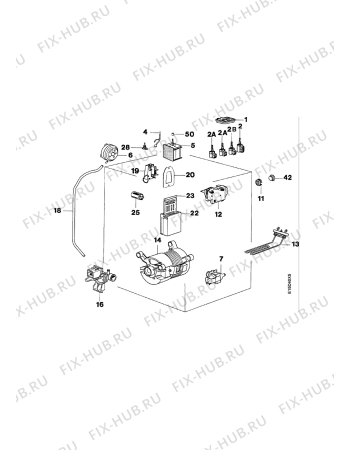 Взрыв-схема стиральной машины Quelle 309RS,6770 - Схема узла Electrical equipment